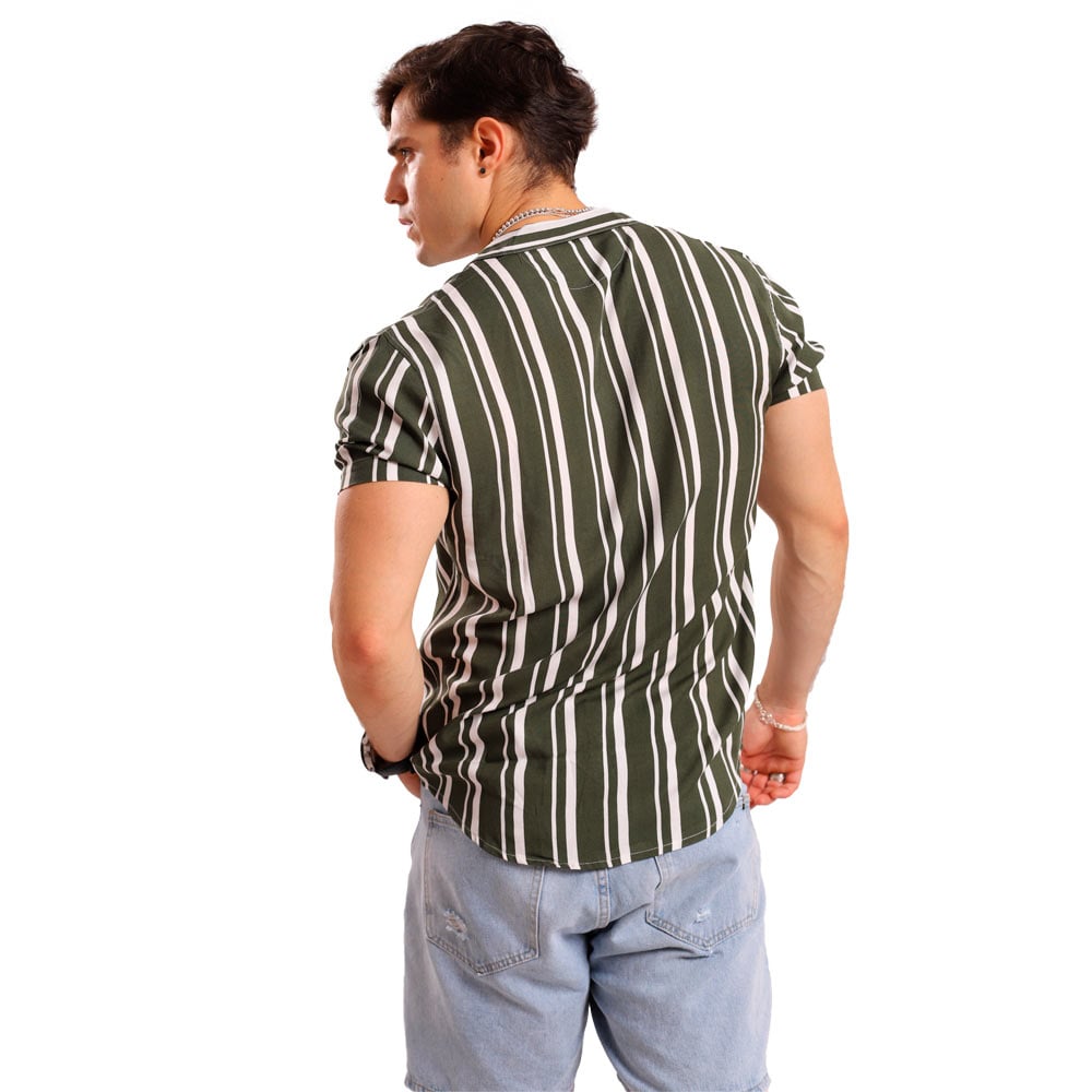 CAMISA MANGA CORTA HOMBRE TROPIKL DEBONAIR HAWAIANA  SLIM FIT - 4
