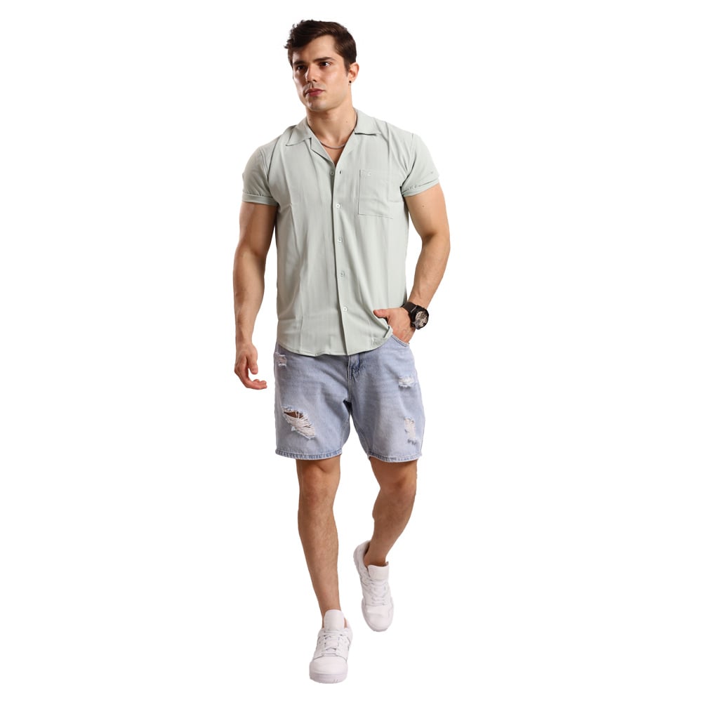 CAMISA MANGA CORTA HOMBRE TROPIKL JADE SMART CASUAL LINE SLIM FIT - 2