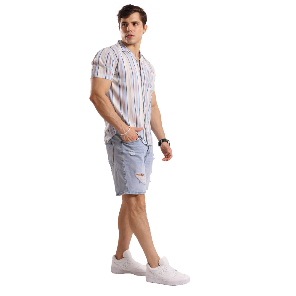 CAMISA MANGA CORTA HOMBRE TROPIKL STREAK HAWAIANA FESTIVAL SLIM FIT - 2