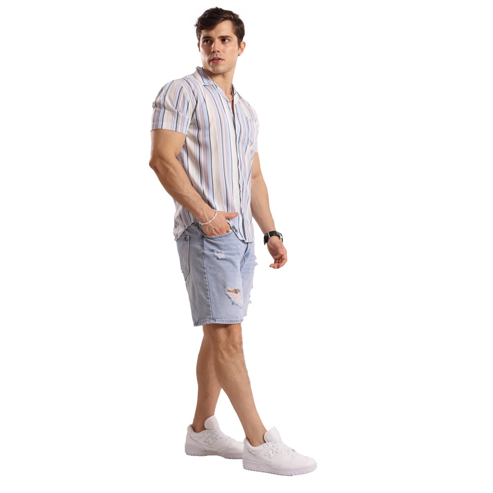 CAMISA MANGA CORTA HOMBRE TROPIKL STREAK HAWAIANA FESTIVAL SLIM FIT - 2