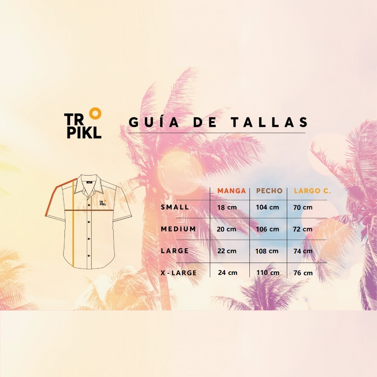 CAMISA MANGA CORTA HOMBRE TROPIKL STREAK HAWAIANA FESTIVAL SLIM FIT - 6