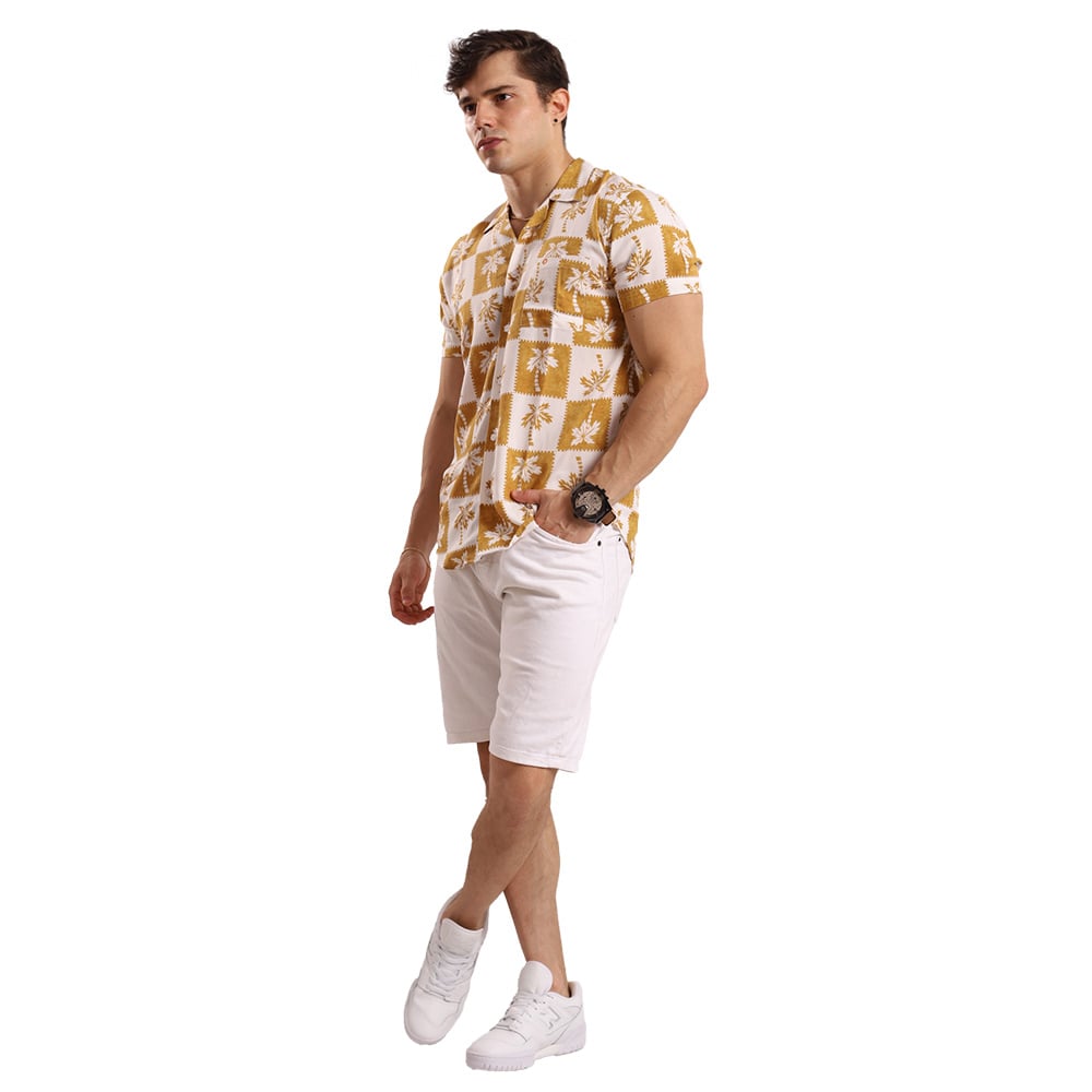 CAMISA MANGA CORTA HOMBRE TROPIKL HAWAII HAWAIANA SLIM FIT - 2