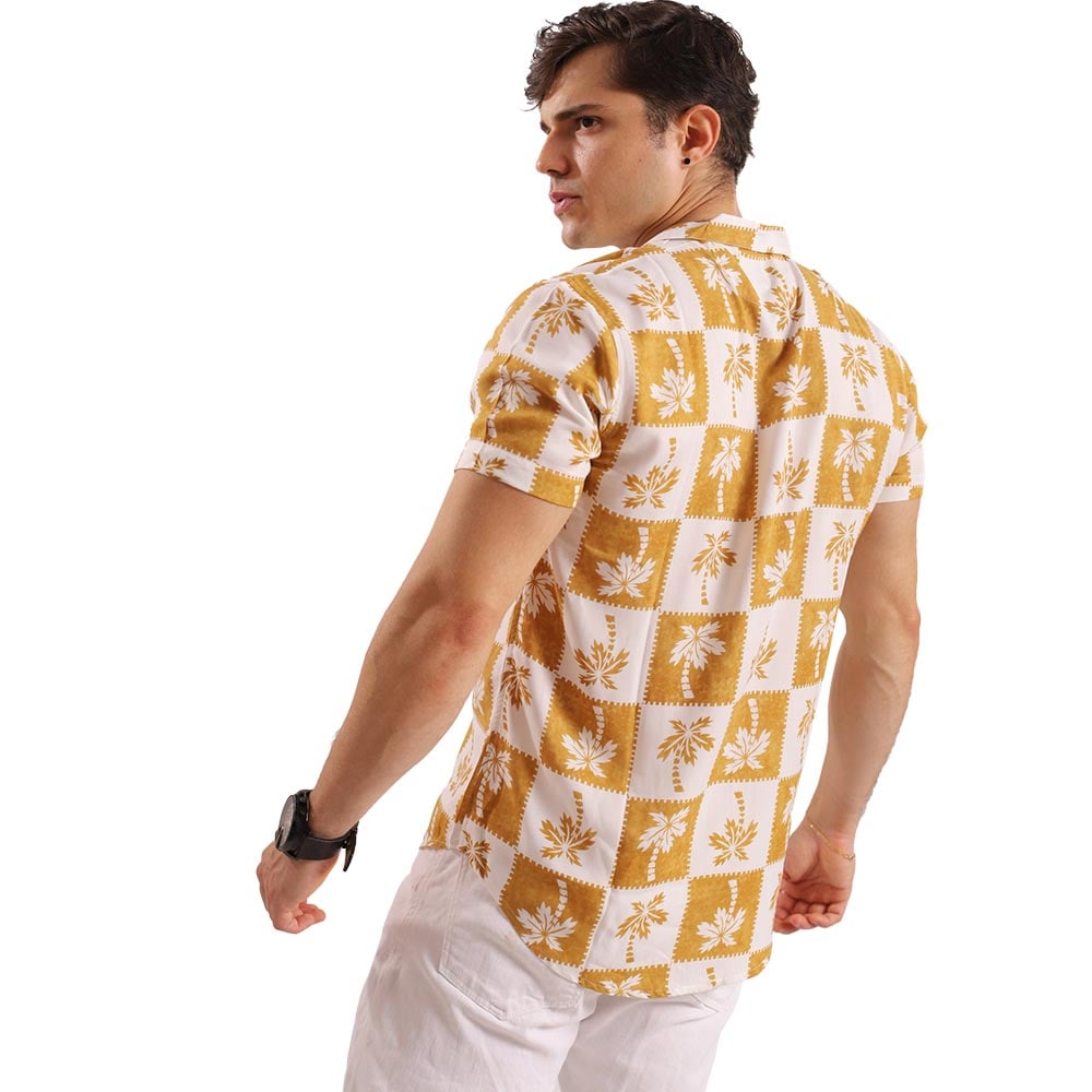 CAMISA MANGA CORTA HOMBRE TROPIKL HAWAII HAWAIANA SLIM FIT - 3