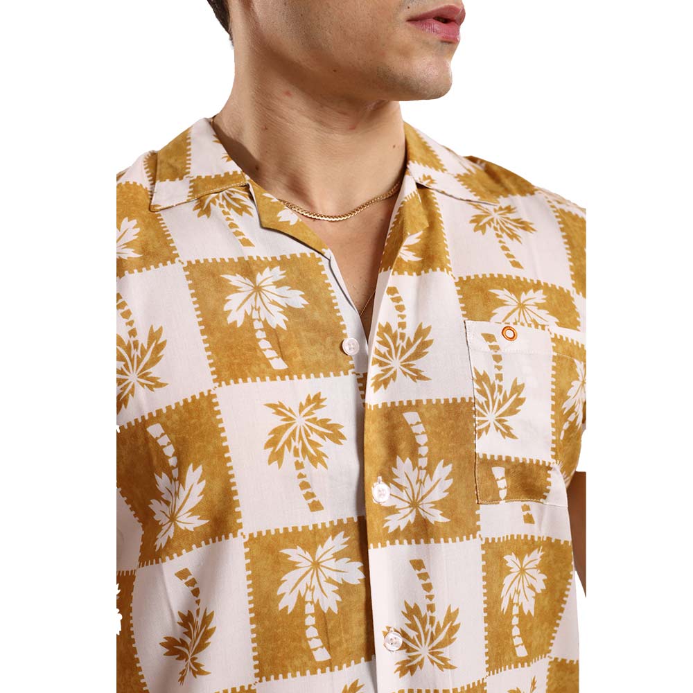 CAMISA MANGA CORTA HOMBRE TROPIKL HAWAII HAWAIANA SLIM FIT - 4