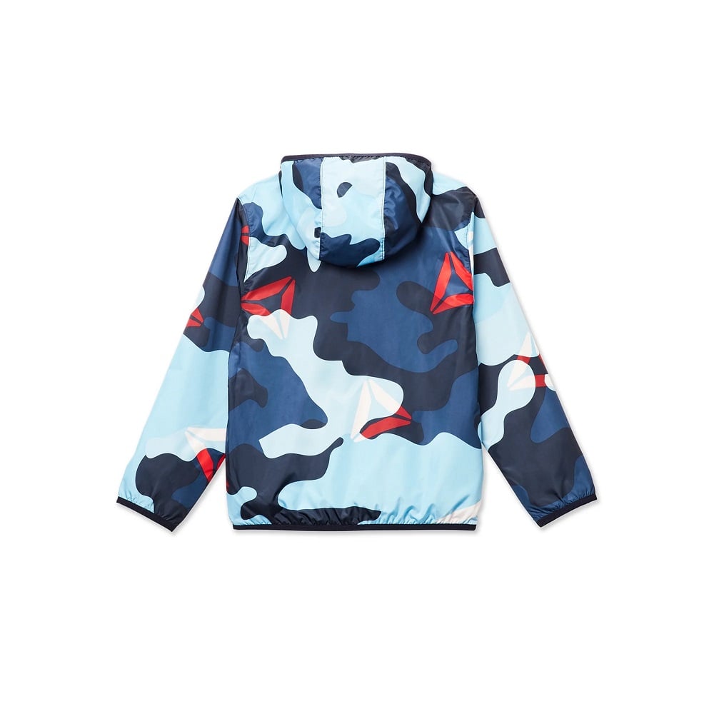 CASACA NIÑO REEBOK MULTICOLOR CAMUFALJE CORTAVIENTO ACTIVA CREMALLERA COMPLETA - 2