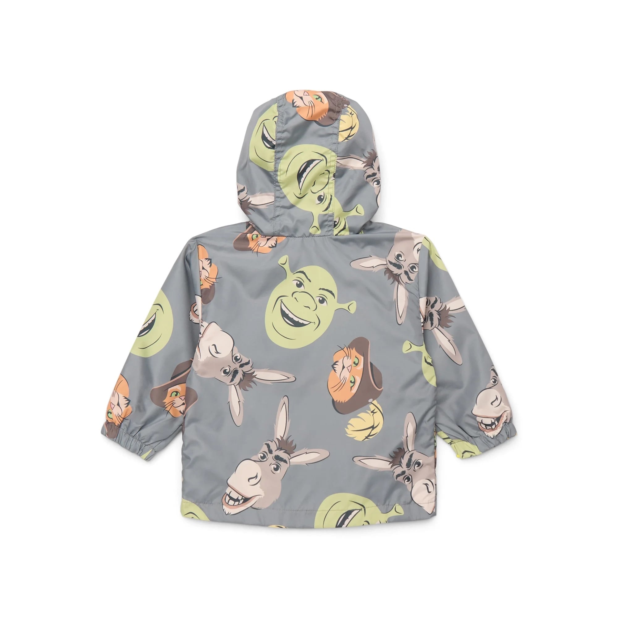 CORTAVIENTO SHREK INFANTIL NIÑOS CON CAPUCHA - 2