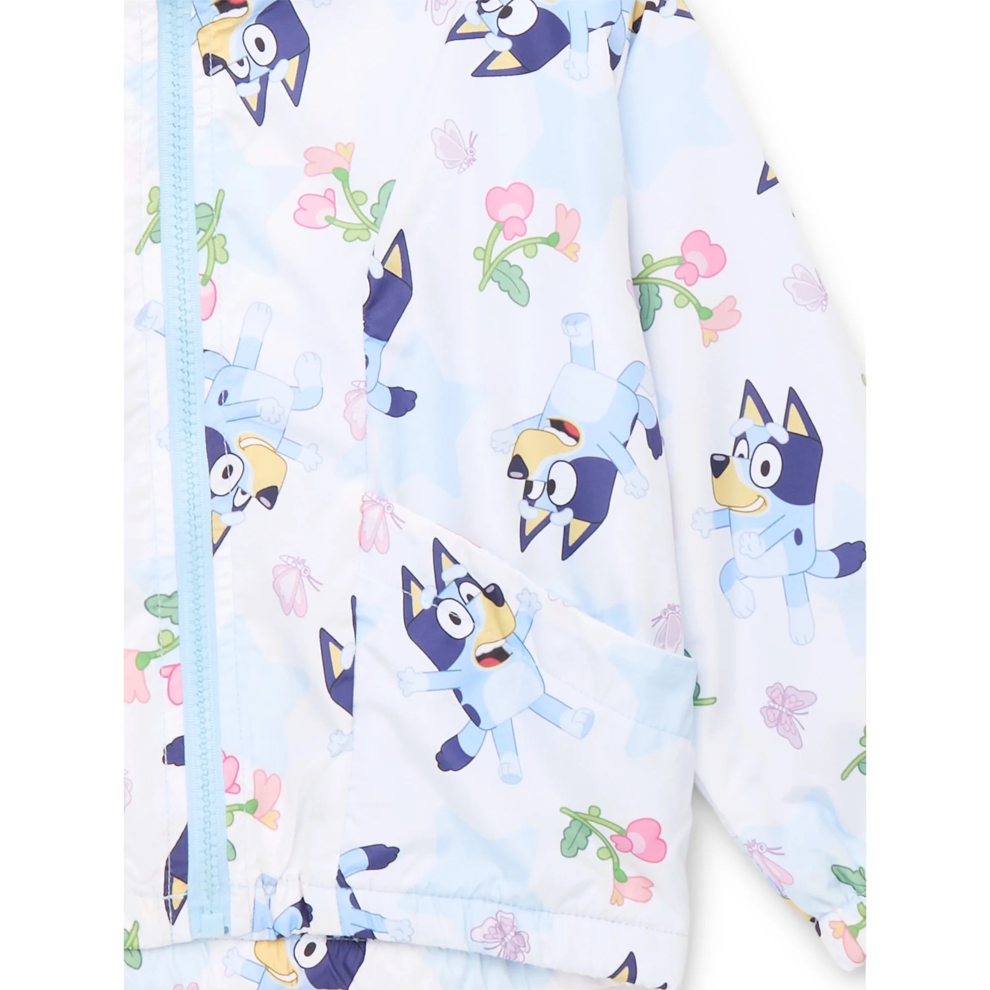 CASACA CORTAVIENTOS INFANTIL BLUEY CON CAPUCHA - 3