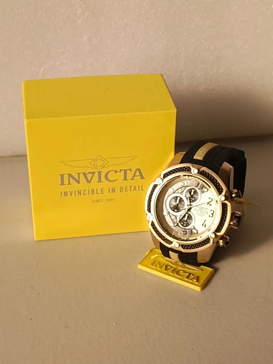 RELOJ INVICTA S1 RALLY IN 36432 CRONOGRAFO NEGRO/DORADO 52.5 MM - 5