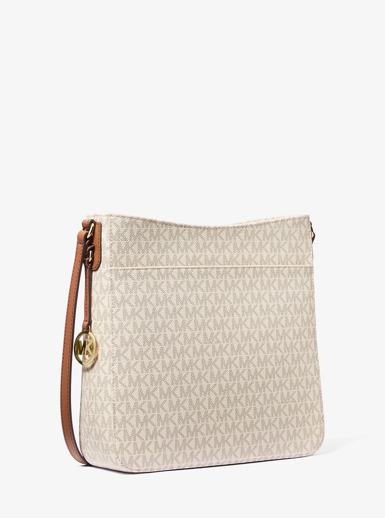 CARTERA CROSSBODY MICHAEL KORS JET SET TRAVEL LARGE LOGO MESSENGER - BEIGE - 2