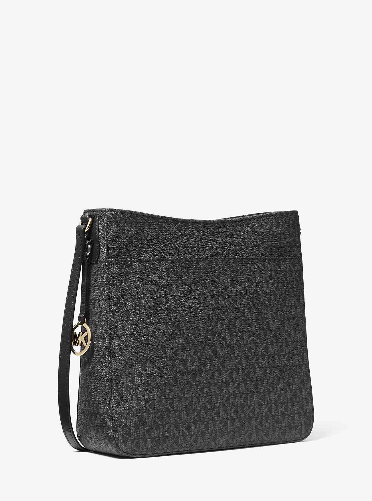 CARTERA CROSSBODY MICHAEL KORS JET SET TRAVEL LARGE LOGO MESSENGER - NEGRO - 4