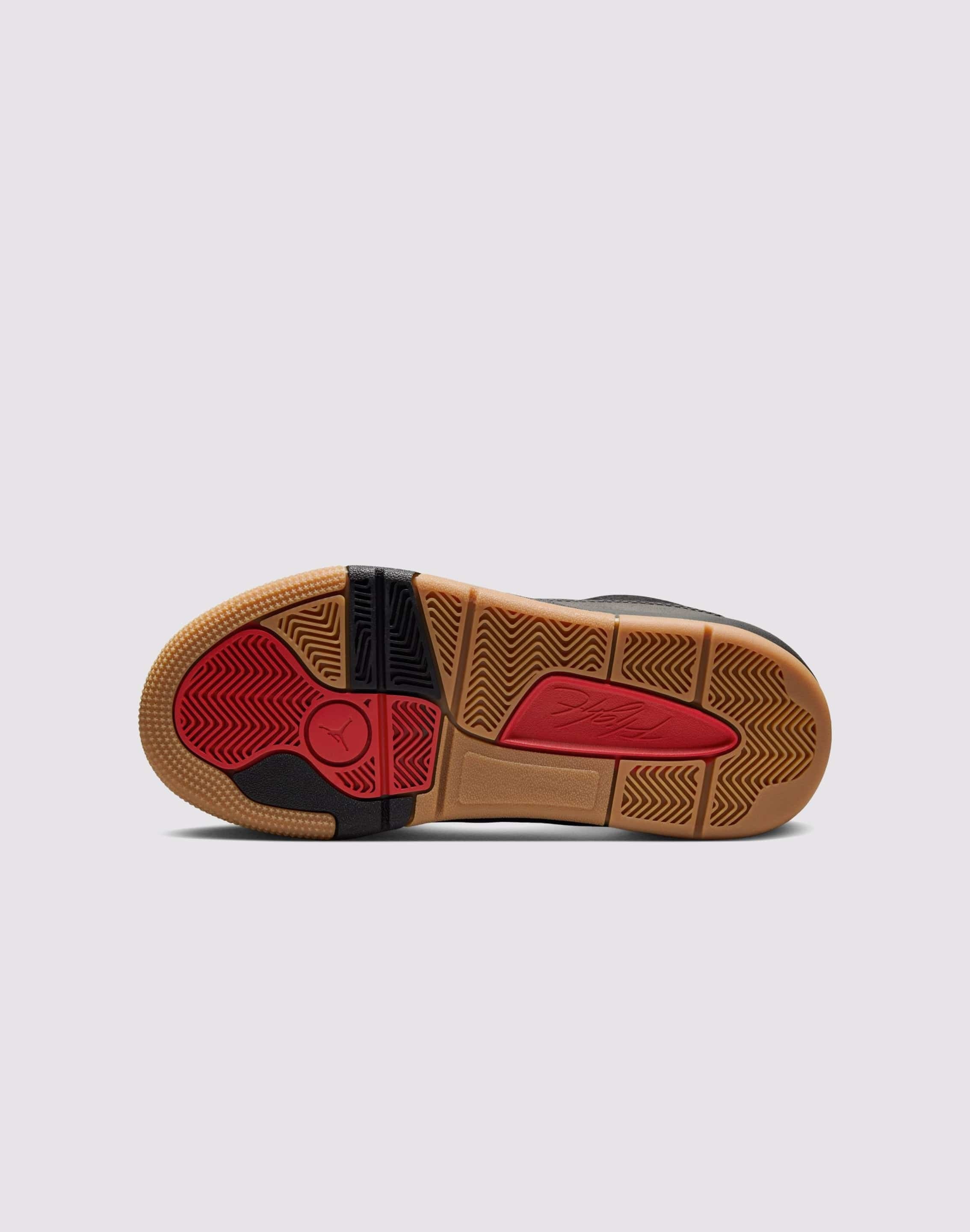 ZAPATILLAS NIKE JORDAN FLIGHT COURT BIG KIDS- BLACK/VARSITY RED - 5