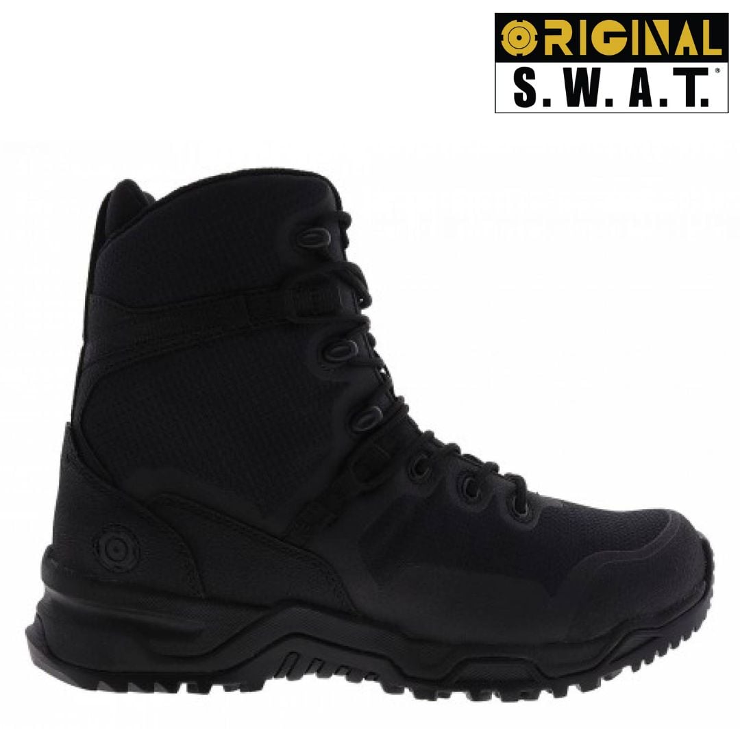 BOTAS TACTICAS SWAT ALPHA FURY 8 CON CIERRE - NEGRO - 4