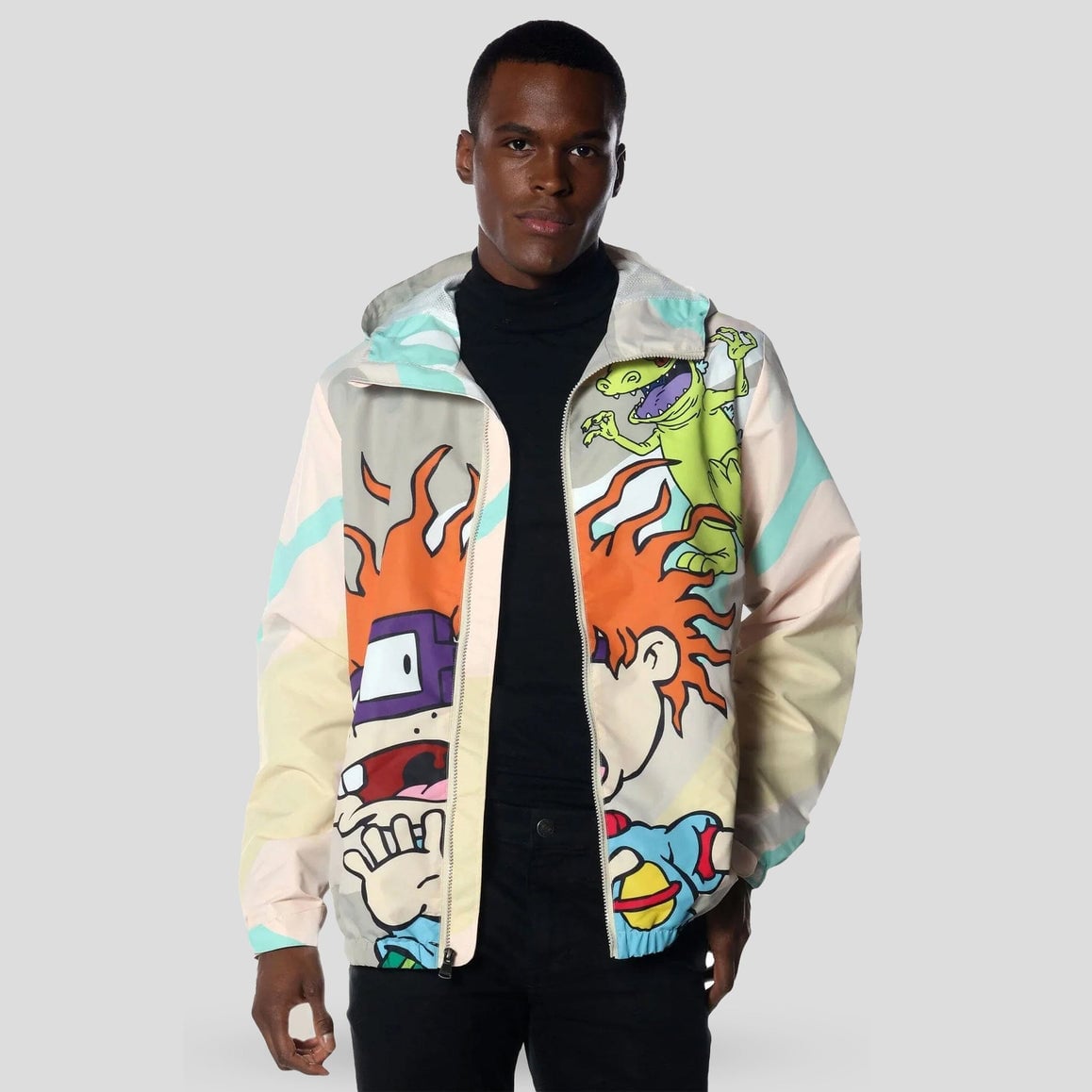 CASACA CORTAVIENTO MEMBERS ONLY X RUGRATS NICKELODEON 90S RETRO COLECCIÓN - 1
