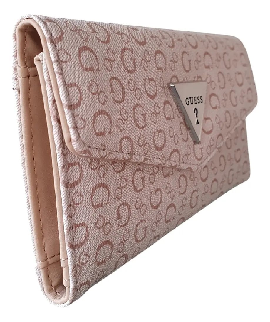 BILLETERA GUESS MUJER MONOGRAMA RODA NUDE - 4