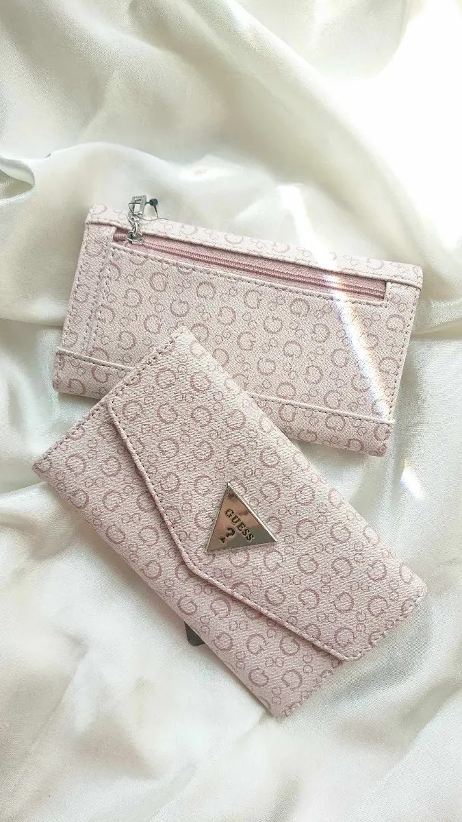 BILLETERA GUESS MUJER MONOGRAMA RODA NUDE - 5