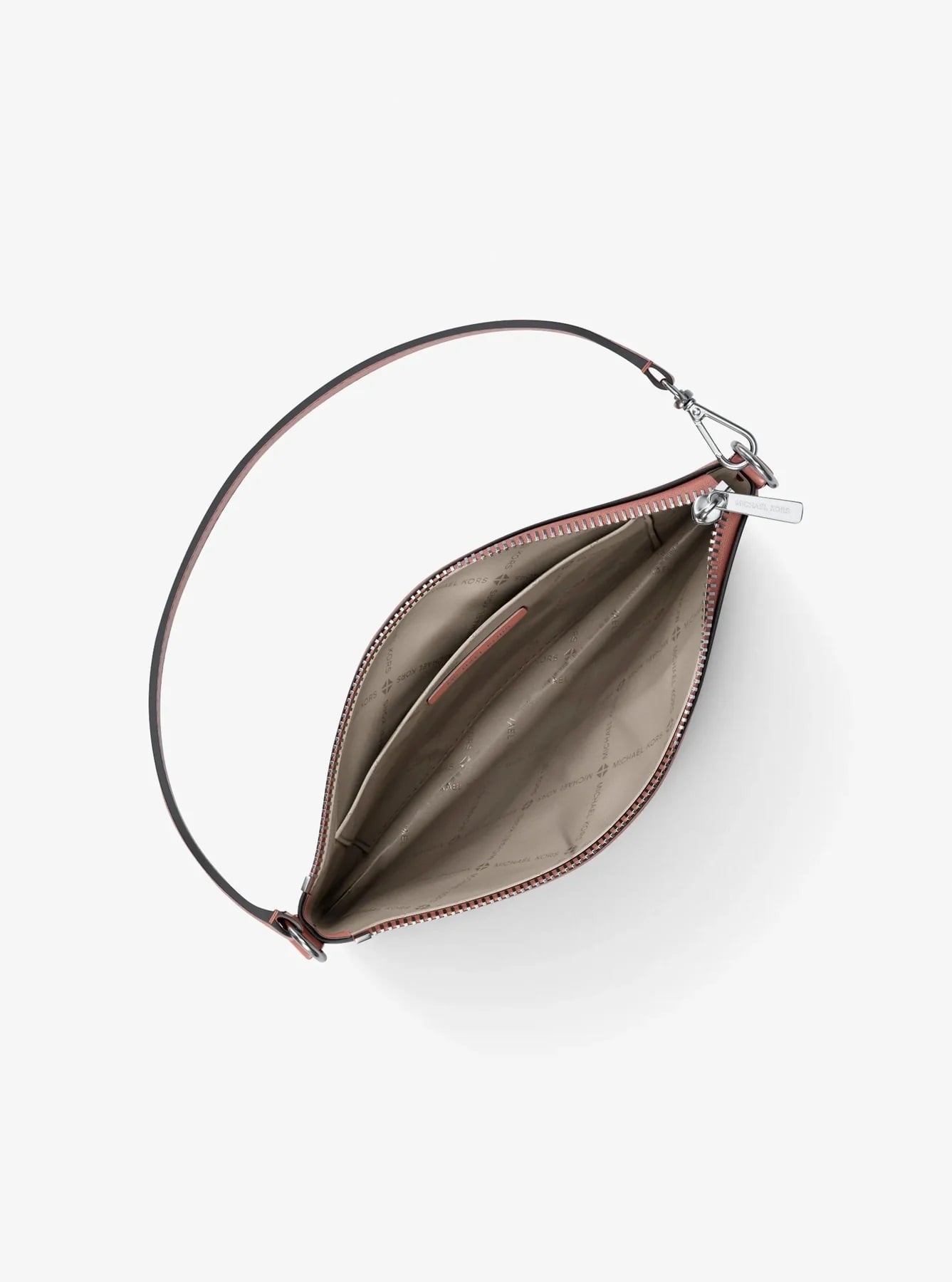 CARTERA DE MANO MICHAEL KORS JET SET TRAVEL PALO ROSA - 2