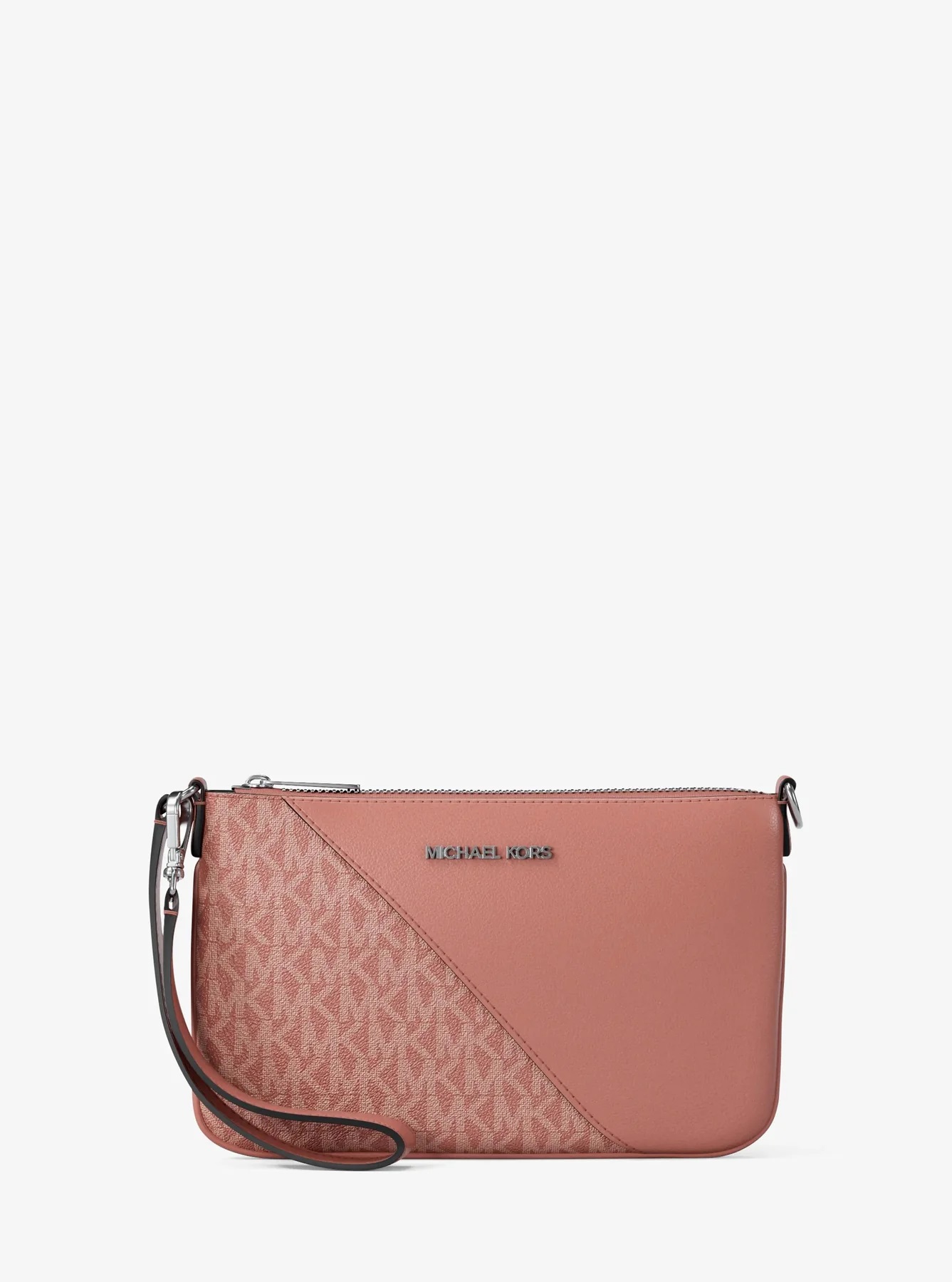 CARTERA DE MANO MICHAEL KORS JET SET TRAVEL PALO ROSA - 4