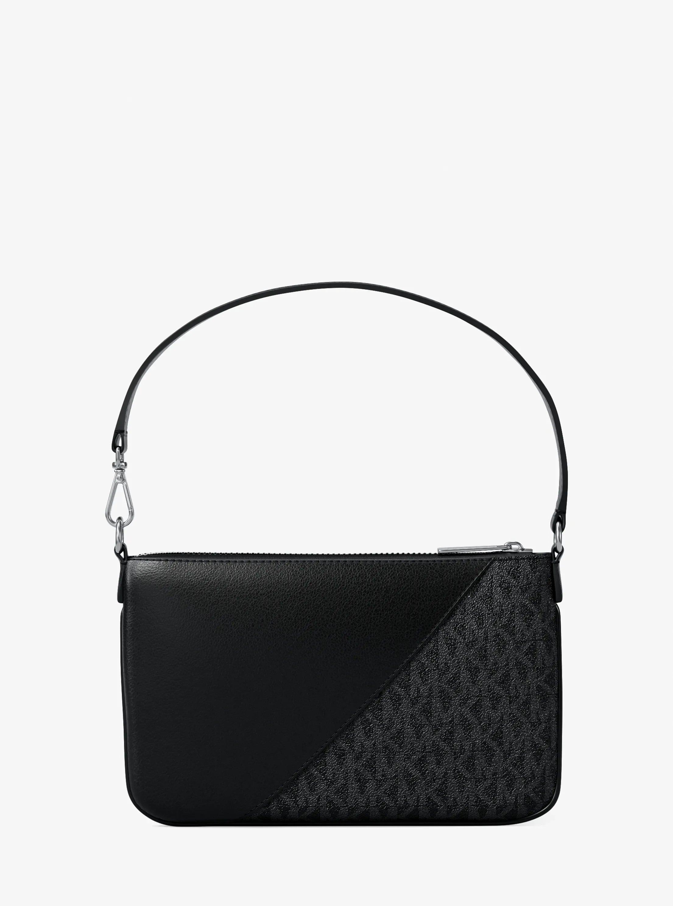 CARTERA DE MANO MICHAEL KORS SIGNATURE LOGO WRISTLET NEGRO - 3