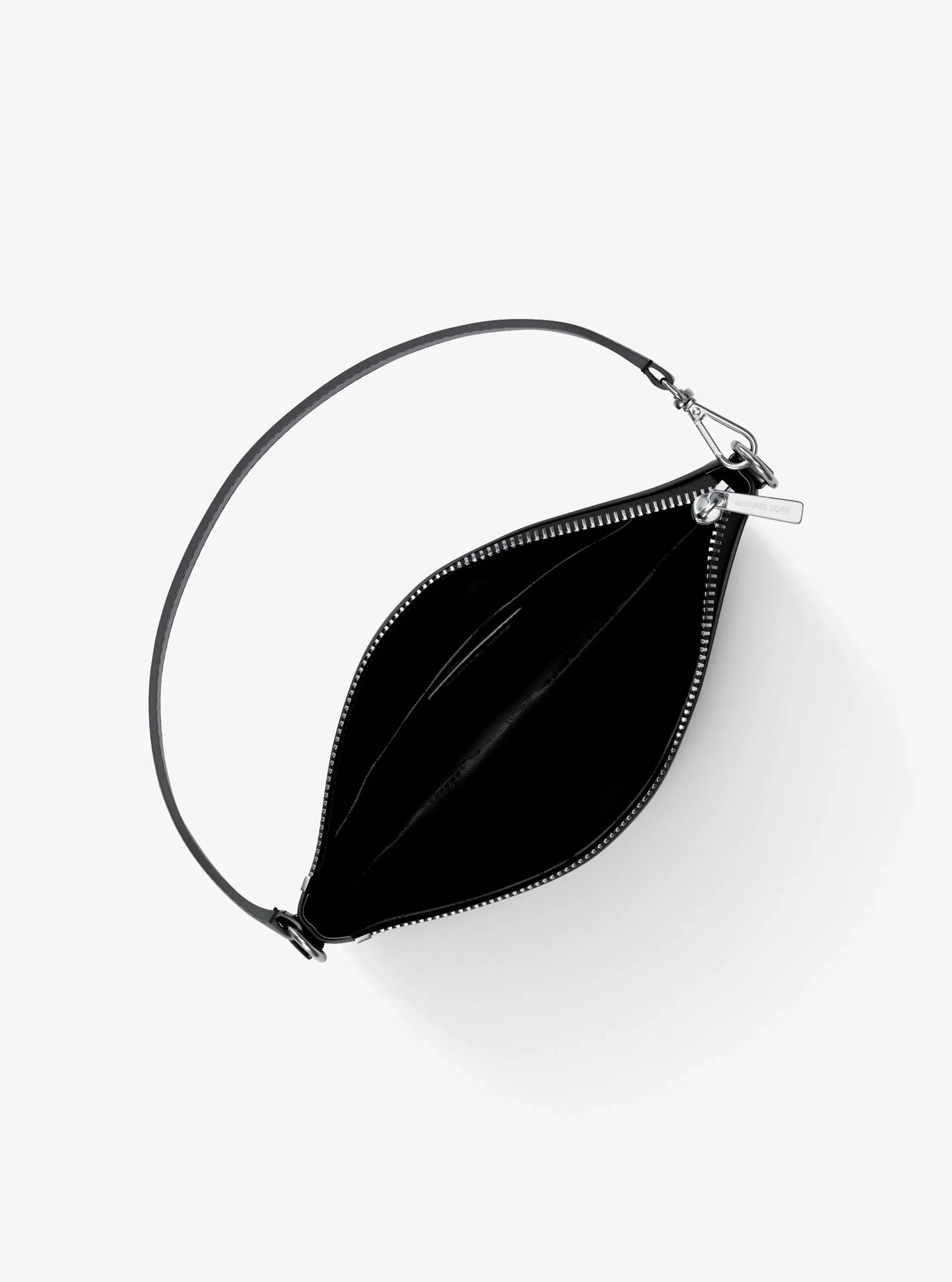 CARTERA DE MANO MICHAEL KORS SIGNATURE LOGO WRISTLET NEGRO - 4