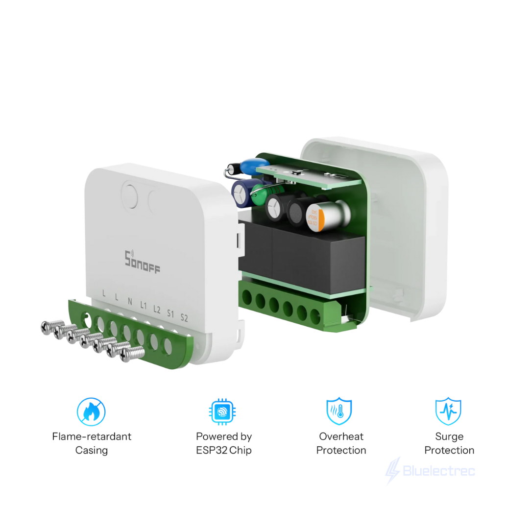 INTERRUPTOR INTELIGENTE DE 2 CANALES- SONOFF MINI DUO - 8