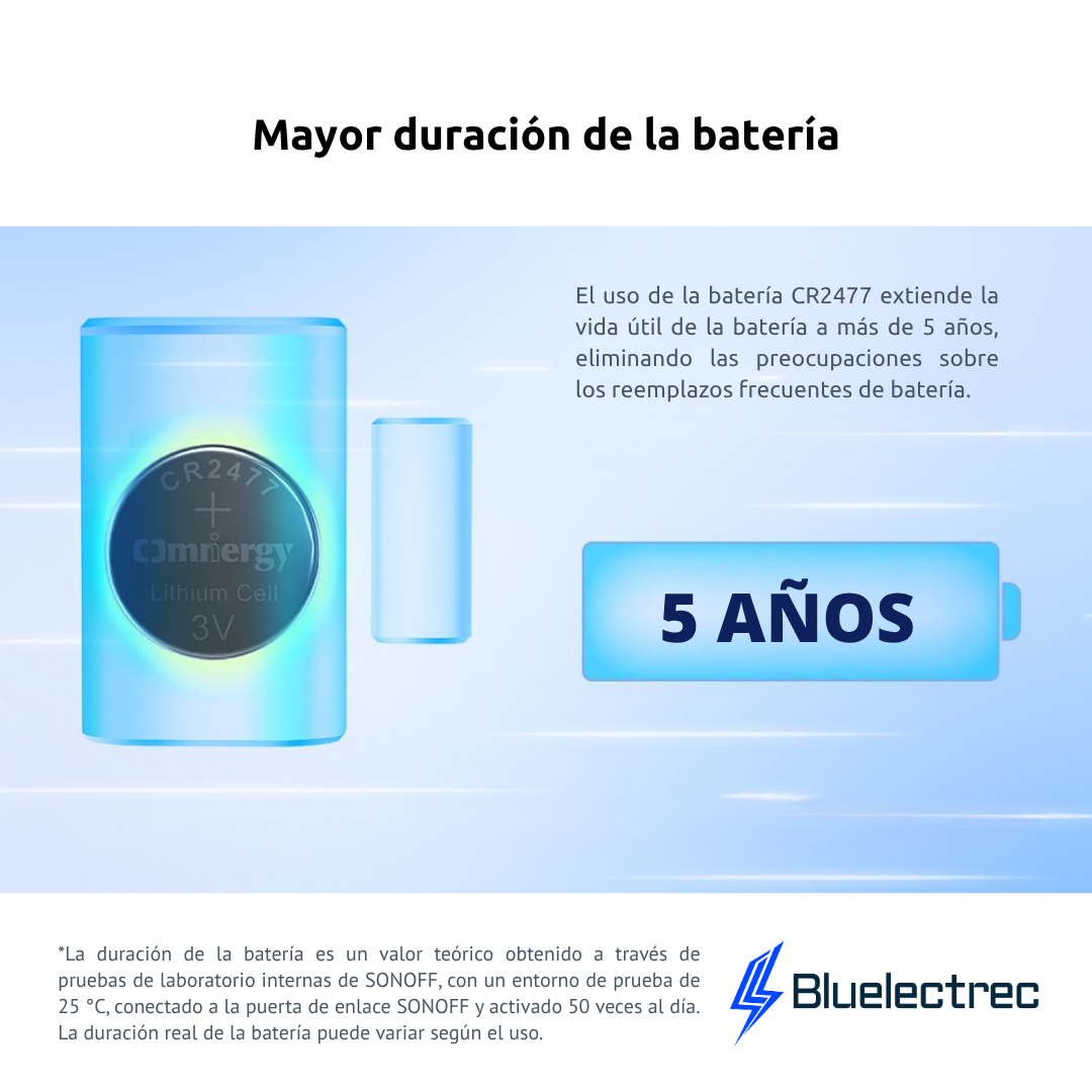 SENSOR DE PUERTA/VENTANA ZIGBEE - SNZB04P SONOFF - 3