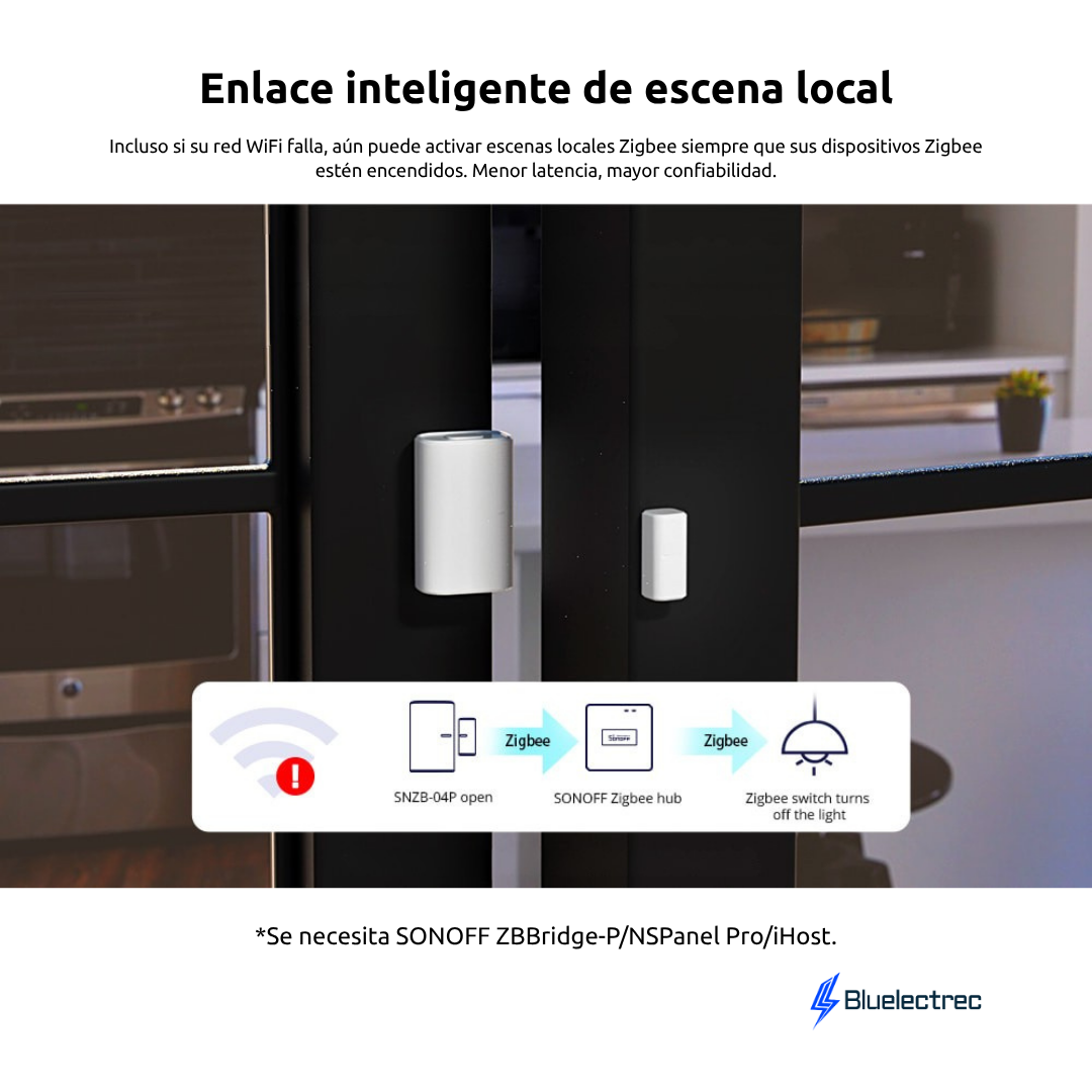 SENSOR DE PUERTA/VENTANA ZIGBEE - SNZB04P SONOFF - 5