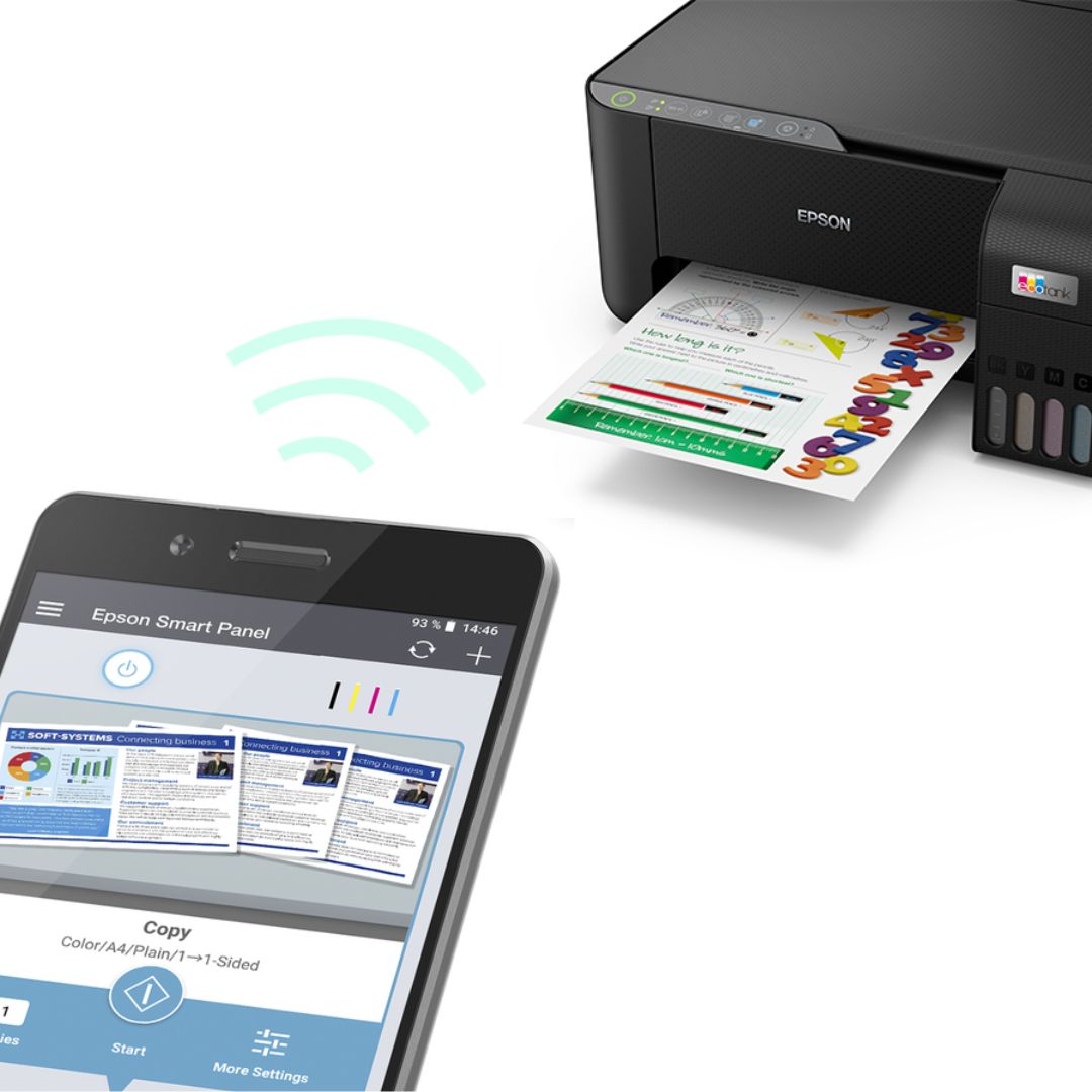 IMPRESORA MULTIFUNCIONAL DE TINTA EPSON L3250 WIFI USB 2.0 - 5