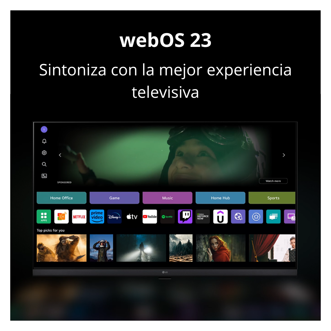 TELEVISOR LG 43 SMART TV THINQ AI WEBOS HUB FHD LED 2024 - 43LR6000PSA + CONTROL MAGIC 2024 - 6