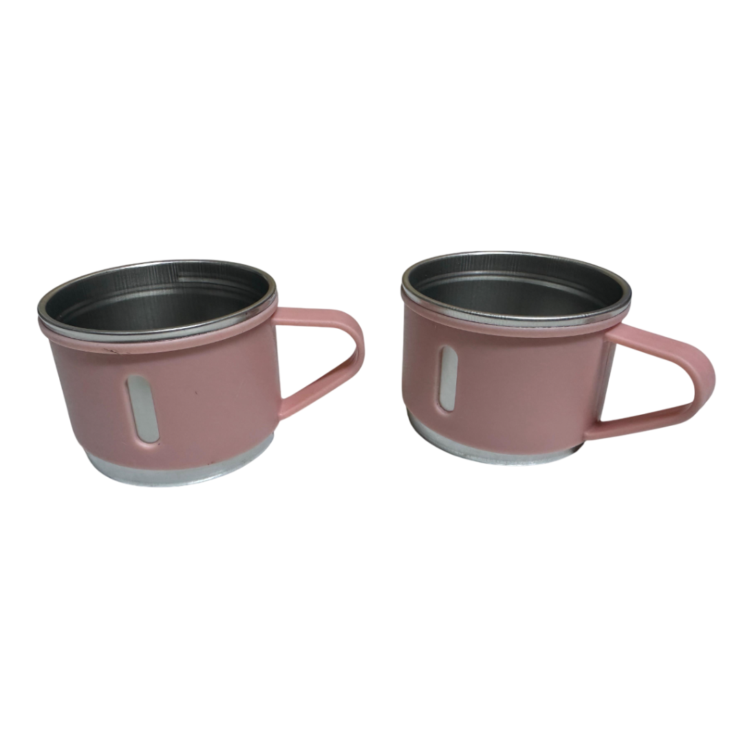 TERMO CAPIBARA DE 500 ML CON TRES TAZAS DE REGALO - ROSA - 3