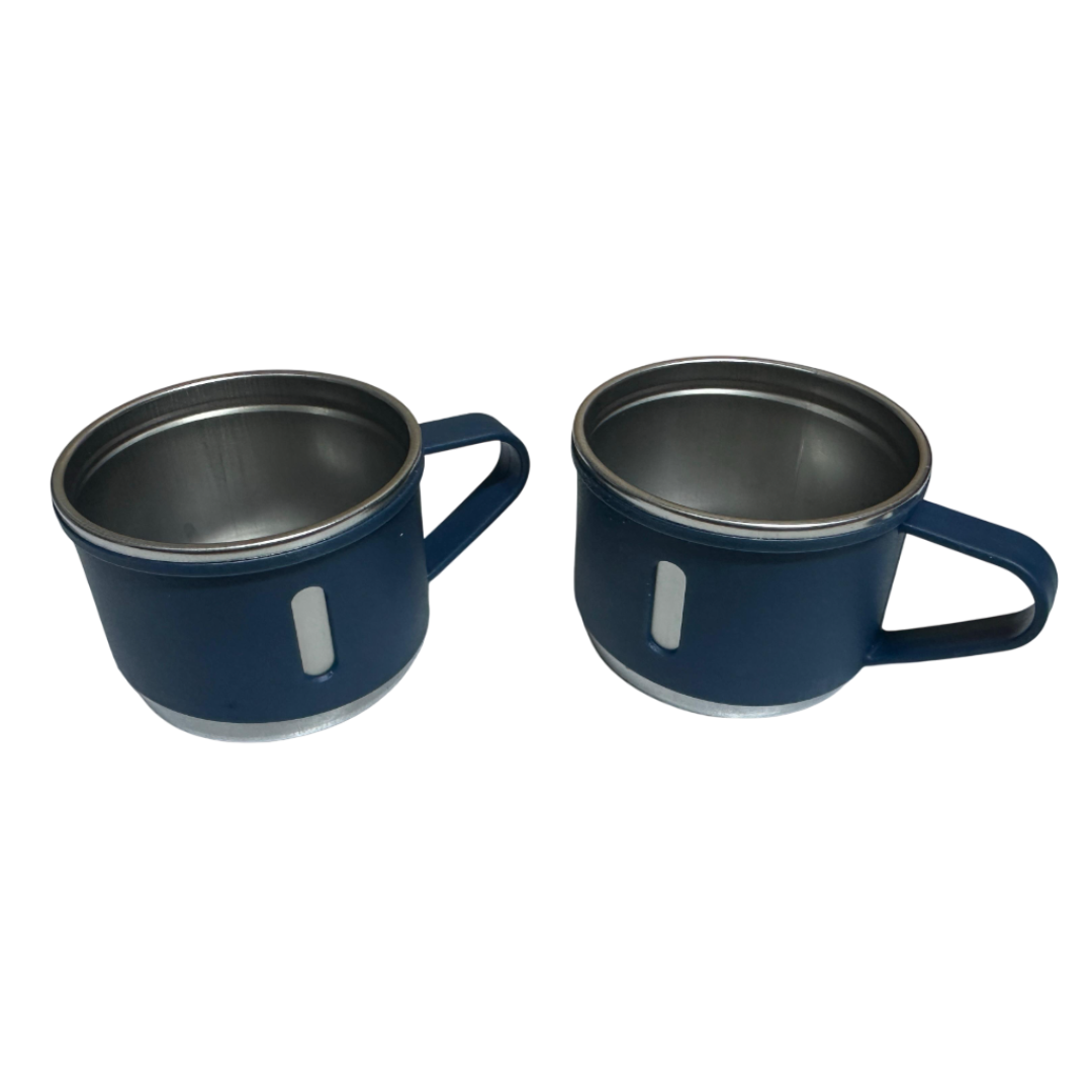 TERMO CAPIBARA DE 500 ML CON TRES TAZAS DE REGALO - AZUL - 3