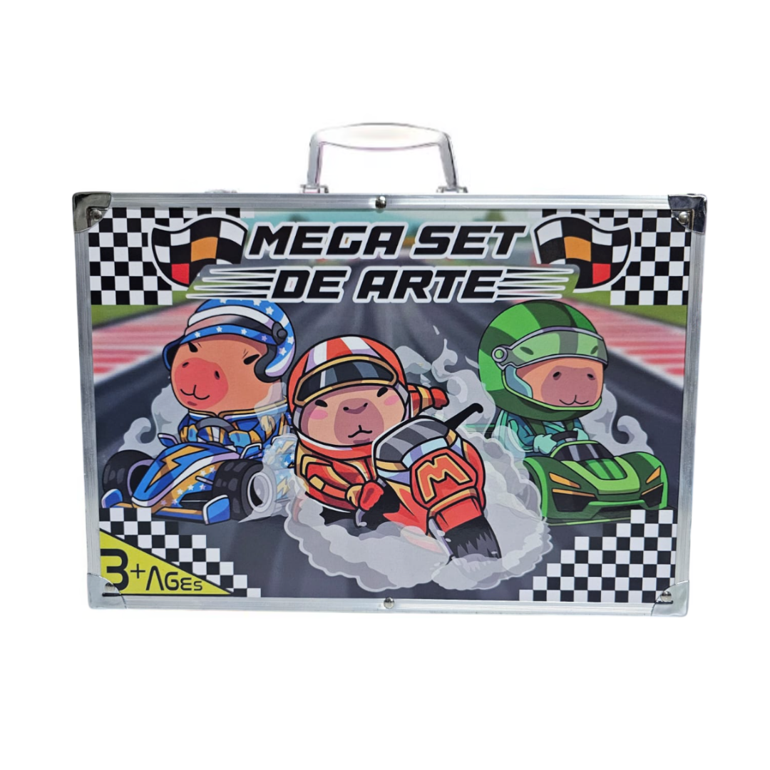 MALETIN MEGA SET DE ARTE 132 PZS CAPIBARAS RACING - 2