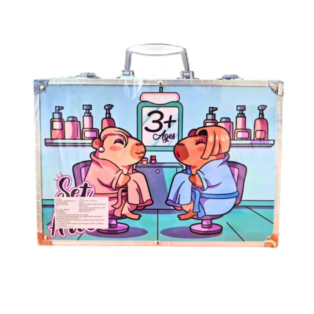MALETIN MEGA SET DE ARTE 132 PZS CAPIBARAS CUTIES - 2