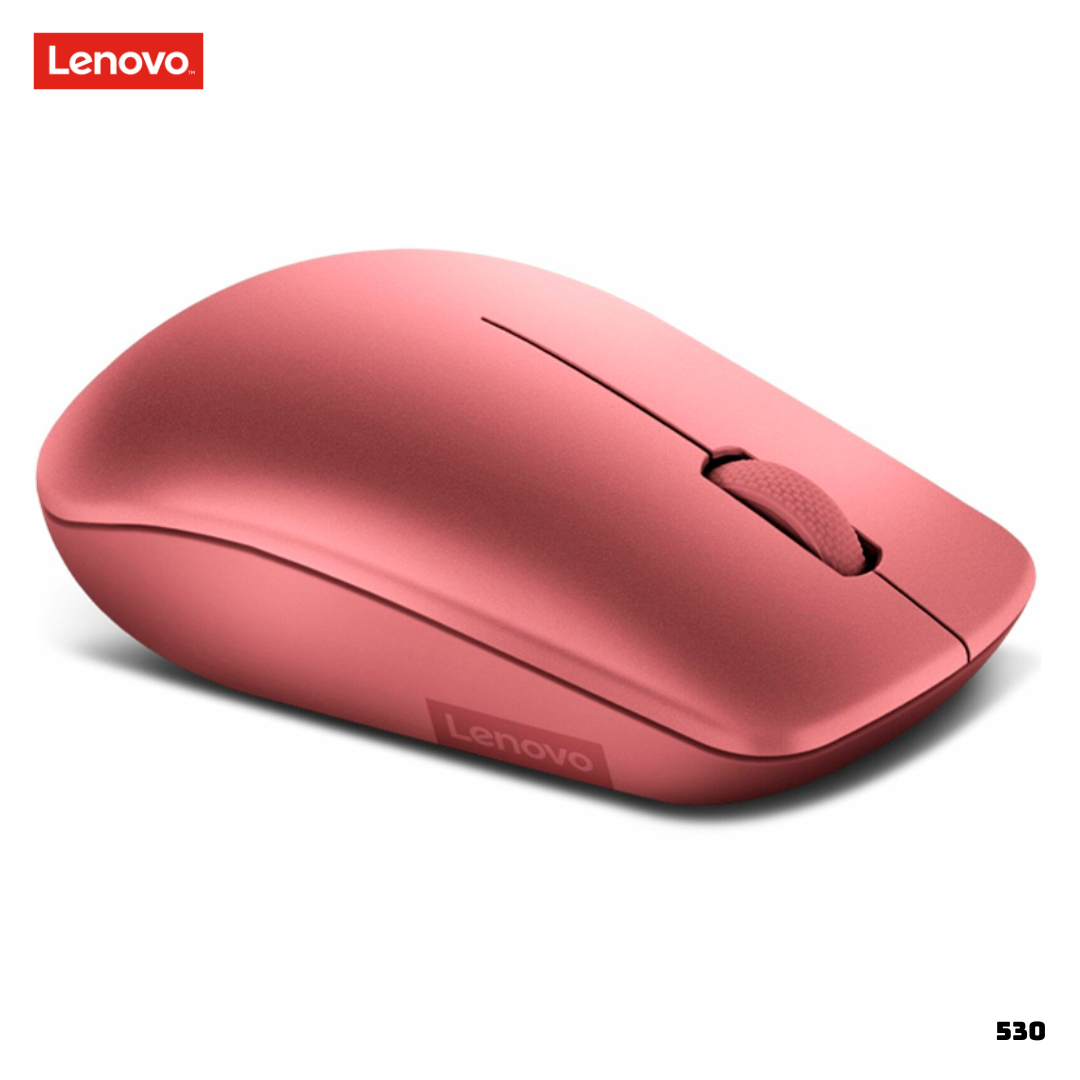 MOUSE INALAMBRICO LENOVO 530 DISEÑO AMBIDIESTRO 1200 DPI - ROJO CEREZA - 1
