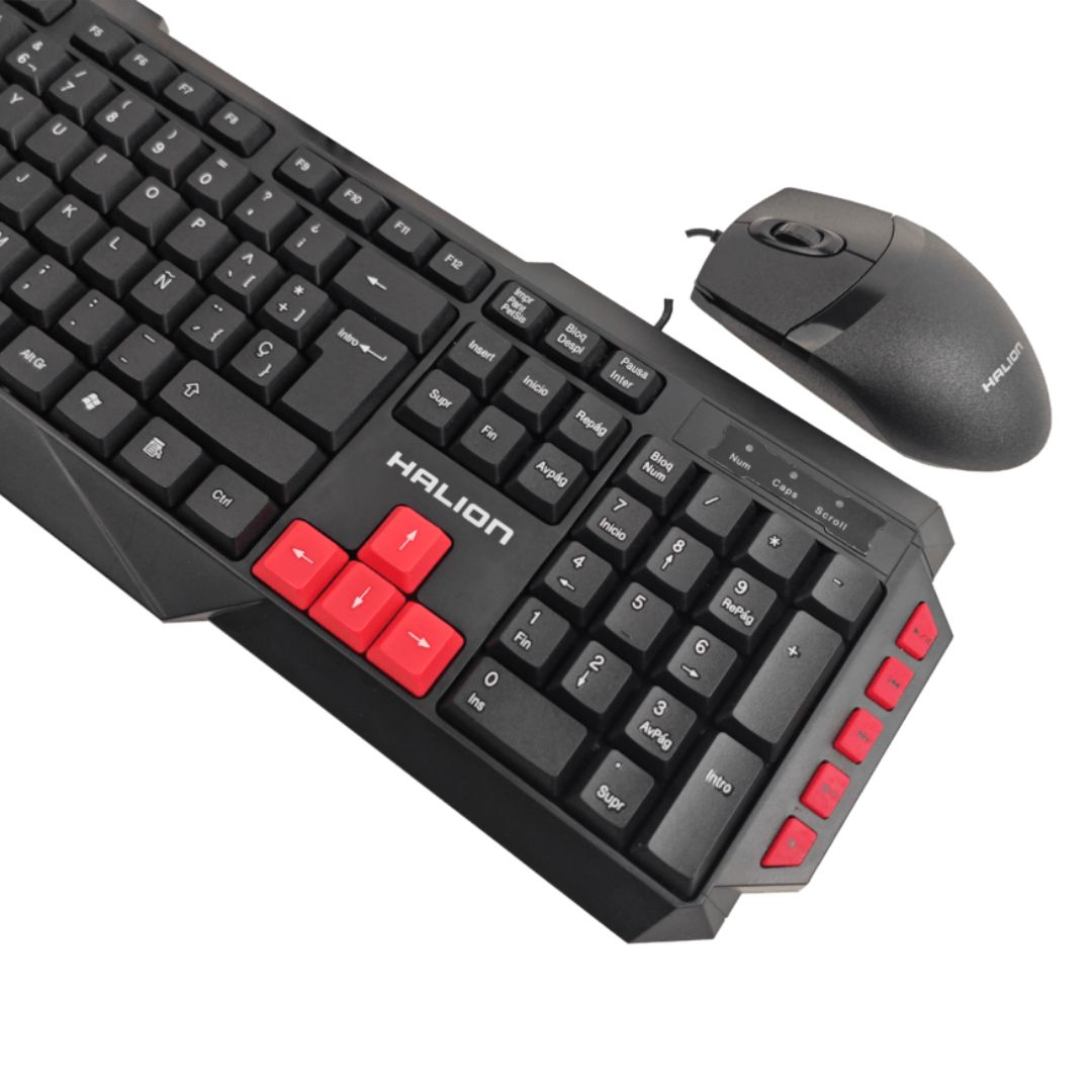 KIT TECLADO OFFICE MOUSE USB KIT HA-K433C - 3
