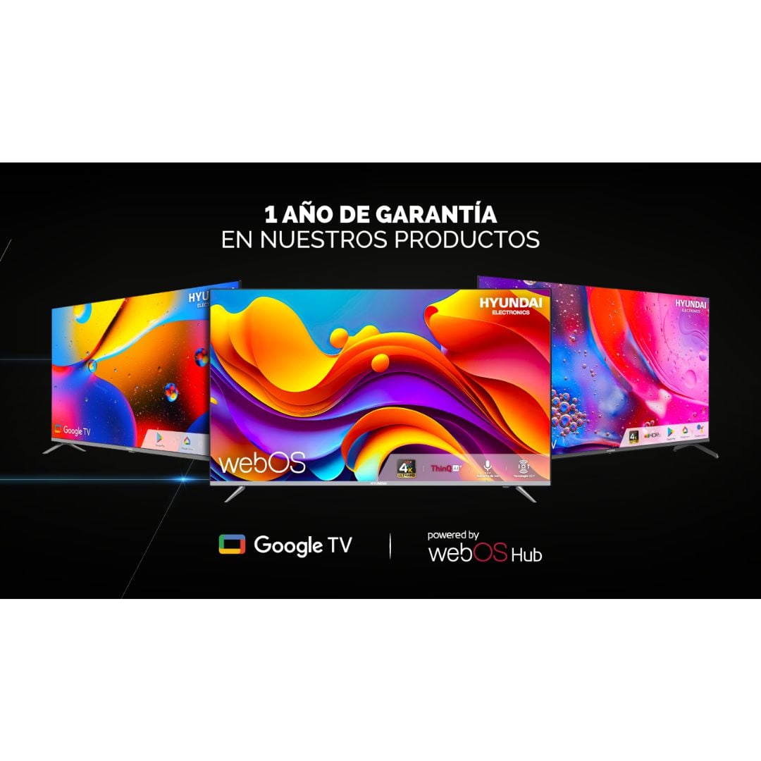 TELEVISOR HYUNDAI 43 QLED SMART TV GOOGLE TV FHD - HYLED4326QG - 7
