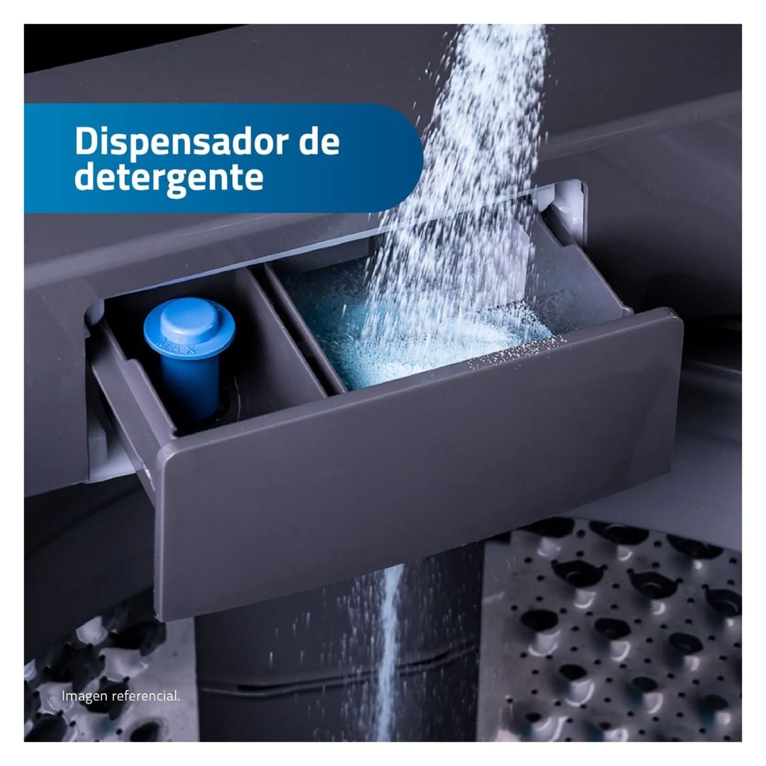 LAVADORA INDURAMA ANTIENRREDO 13 KG CARGA SUPERIOR GRIS - LRI-13DGR - 7
