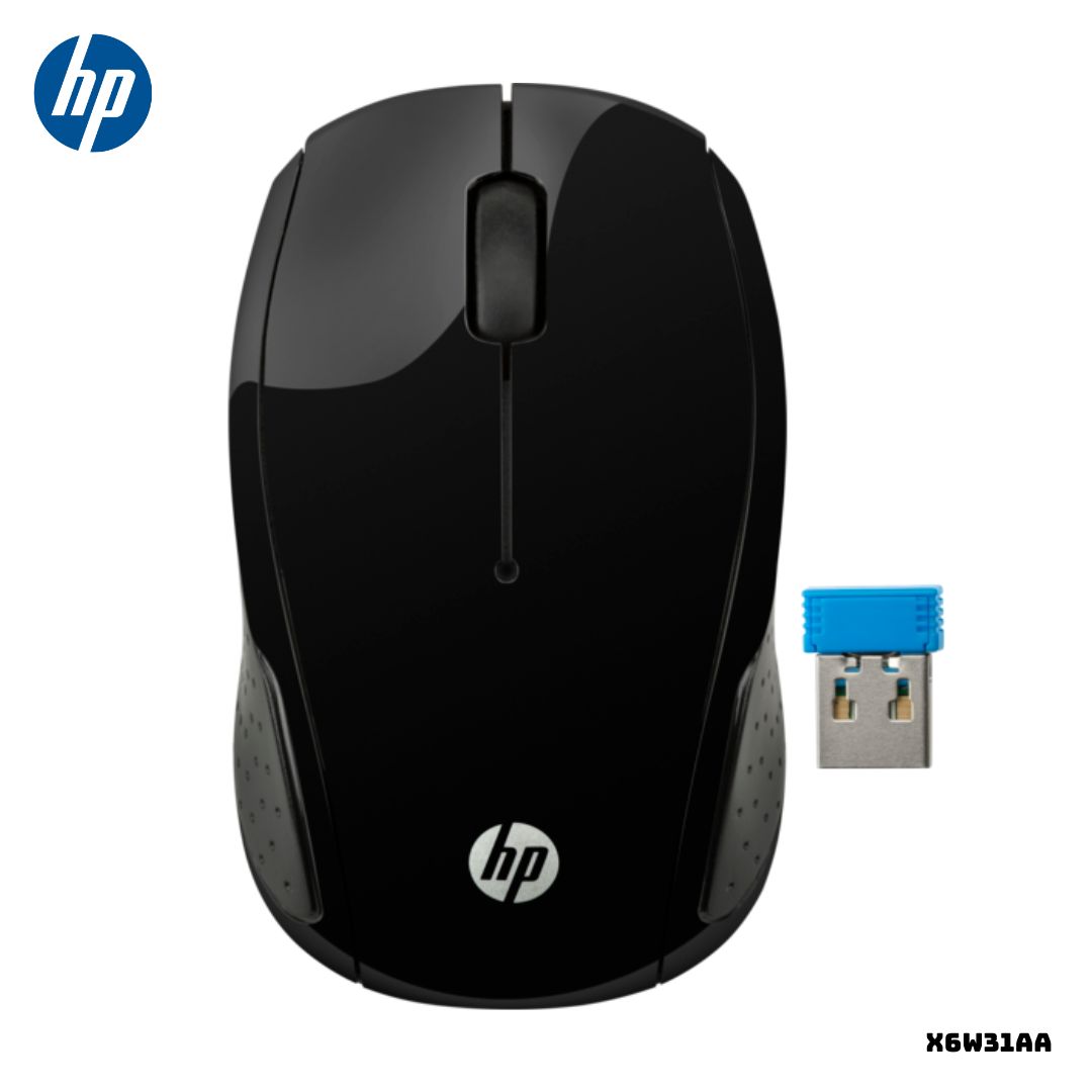 MOUSE INALAMBRICO HP 200 X6W31AA 1000 DPI - NEGRO - 1
