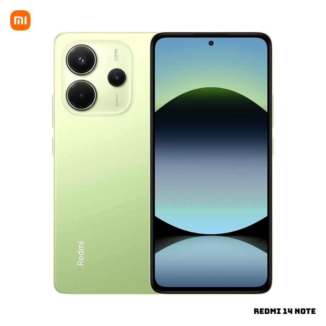CELULAR XIAOMI REDMI NOTE 14 8GB RAM 256GB ROM - VERDE LIMA - 1