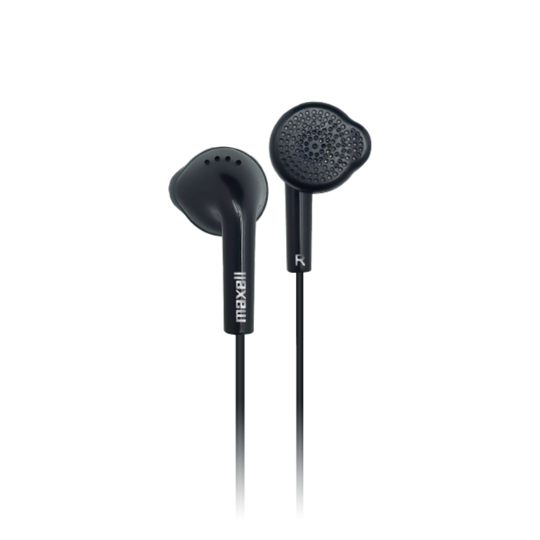 AUDIFONOS MAXELL ALAMBRICOS STEREO BUDS EB-95 - NEGRO - 4