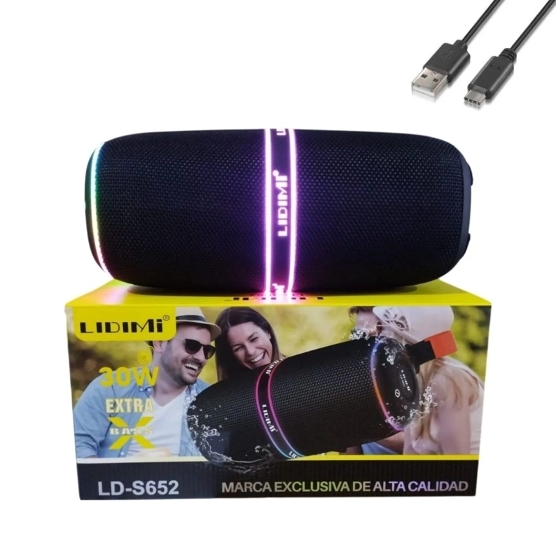 PARLANTE LIDIMI BLUETOOTH 30W NEGRO - LD-S652 - 4