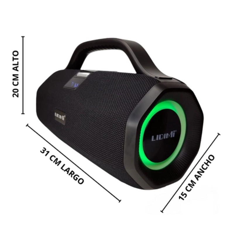 PARLANTE LIDIMI BLUETOOTH 50W NEGRO BOOMBOX - LD-S011AC - 4