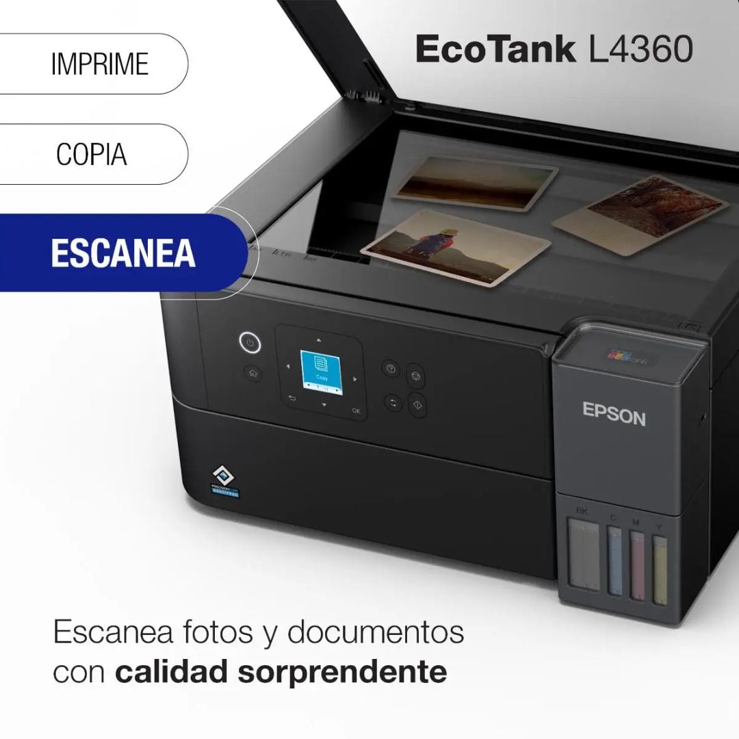 IMPRESORA EPSON MULTIFUNCIONAL ECOTANK WIFI - L4360 - 6