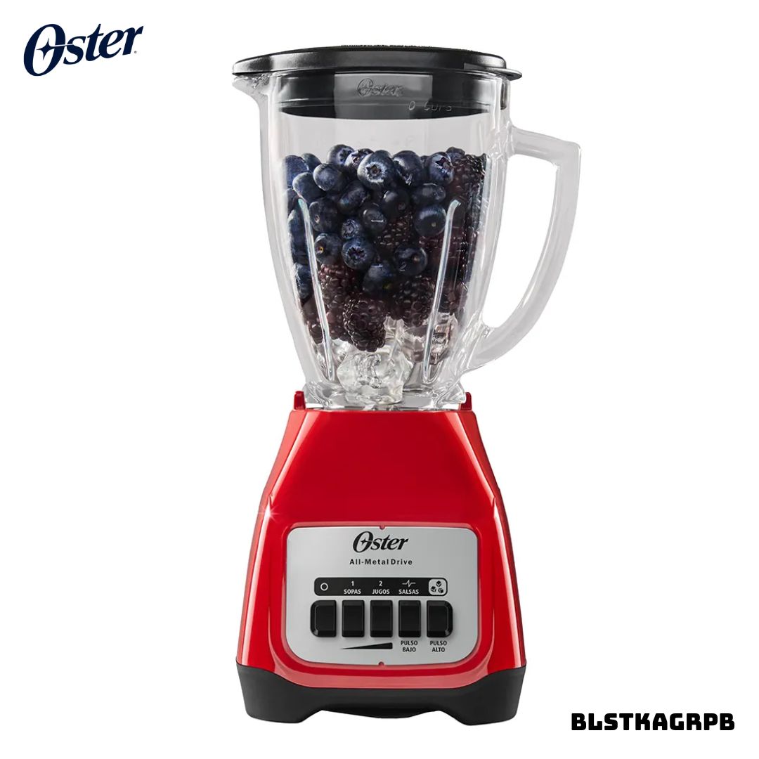 LICUADORA OSTER 2 VELOCIDADES PULSO ALTO Y BAJO 800W ROJA - BLSTKAGRPB - 1