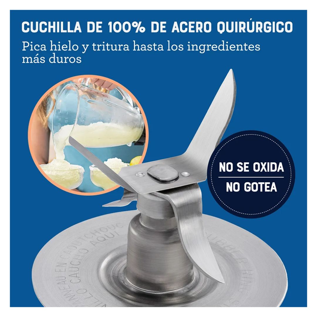LICUADORA OSTER 2 VELOCIDADES PULSO ALTO Y BAJO 800W ROJA - BLSTKAGRPB - 6
