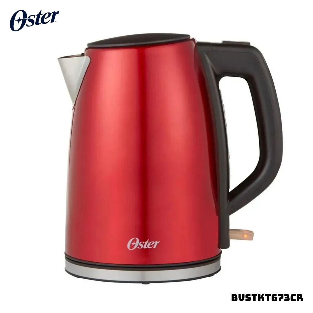 HERVIDOR ELECTRICO OSTER ACERO INOXIDABLE 1.7 L ROJO - BVSTKT673CR - 1