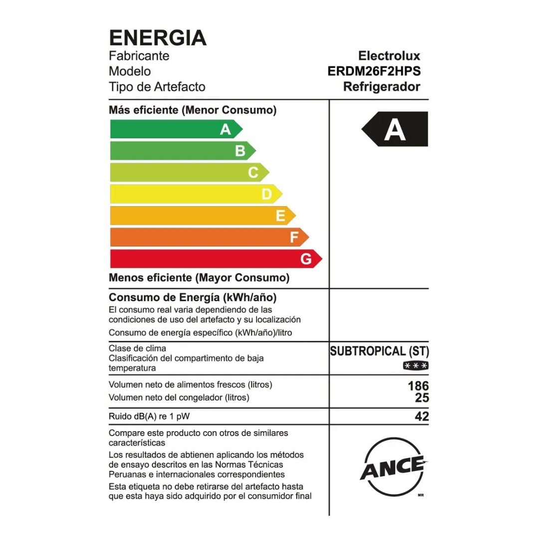 REFRIGERADORA ELECTROLUX 211 L CON DISP DE AGUA PLATEADO - ERDM26F2HPS - 7