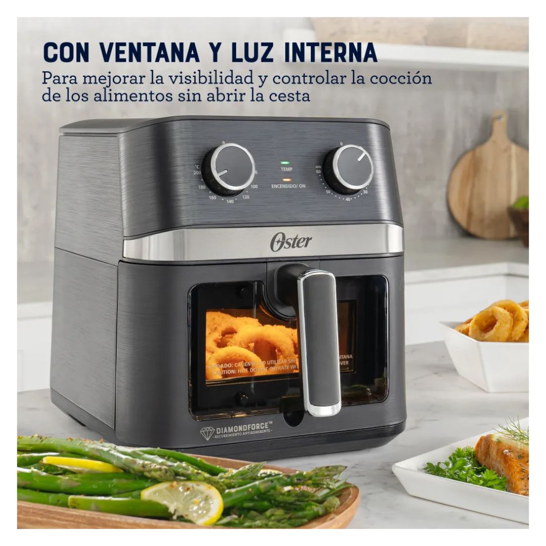 FREIDORA DE AIRE OSTER 6 L DIAMONDFORCE DIGITAL NEGRO - CKSTAF60WMDF - 5