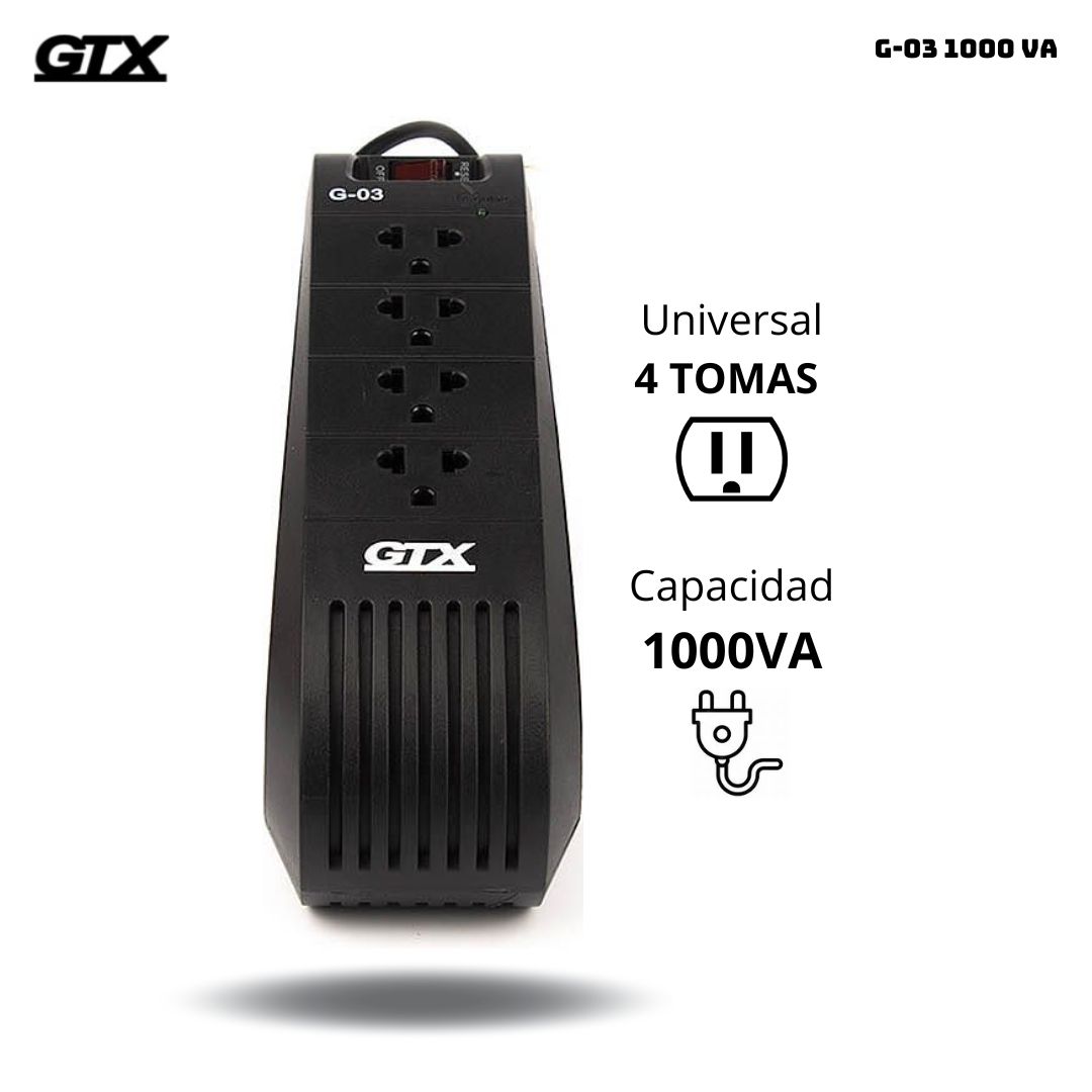 ESTABILIZADOR GTX 1000 VA - G-03 - 1
