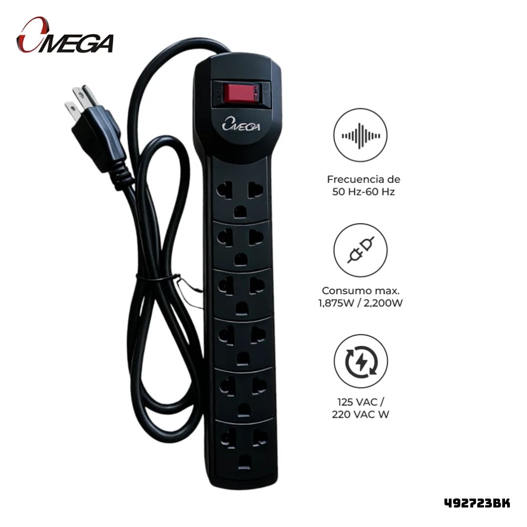 SUPRESOR OMEGA 125V220V 2200W 6T - 492723BK - 1