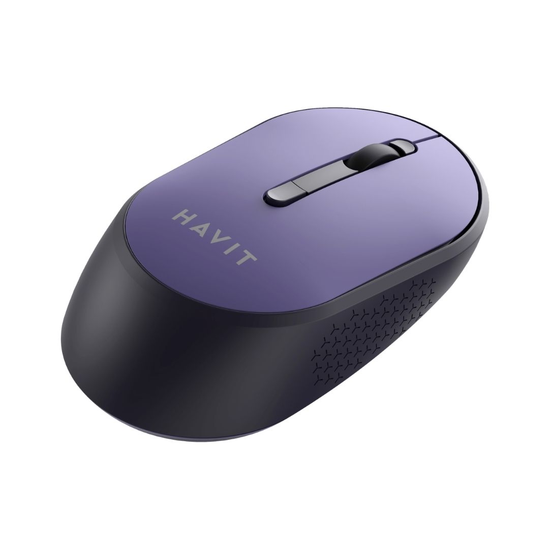 MOUSE INALAMBRICO HAVIT MS78GT 3200 DPI MORADO - 2